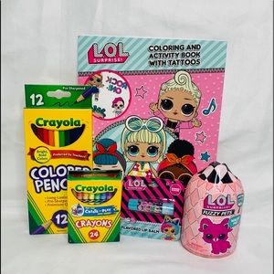 lol Surprise Fuzzy Pet Crayola Stocking Stuffer